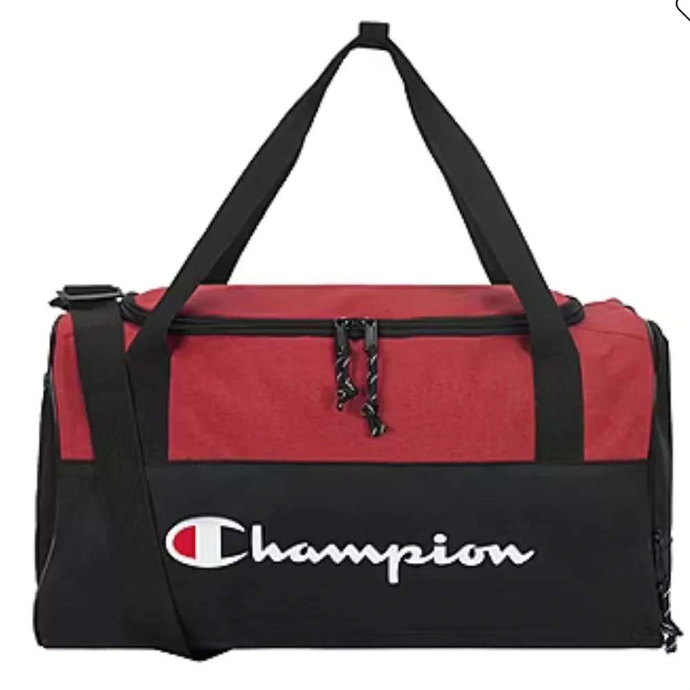CHAMPION Prologue Duffel Bag In Red/Black (Unisex)